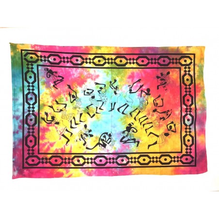 Multicolor Tenture Dance Music Africa Batik