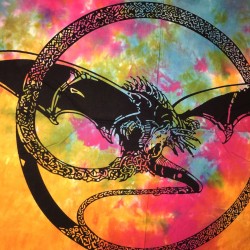 Criatura dragón multicolor Psyche Batik