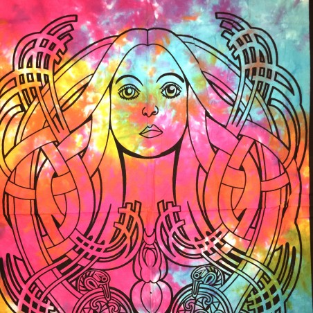 MulticolorEd Woman Celtic Ethnic Psyche