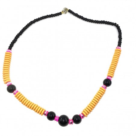 Necklace Africa Artisanal Burkina Bijou Pearls