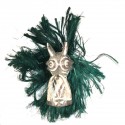 Máscara de la colección De Phacochère Zoomorphe de Burkina Faso