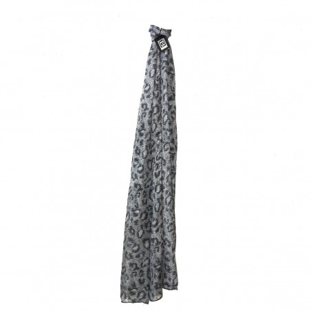 Polyester Leopard Grey Scarf Scarf Fashion