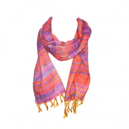 Himalayan purple scarf Hot Scarf Nepal India