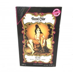 Henna polvo negro negro colorante natural caja de pelo