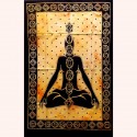 Tenture 7 Chakras Corpo Energia Buddismo Meditazione