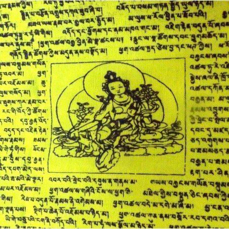 Guirlande Drapeau Tibet Bouddhisme Himalaya Prières Mantra