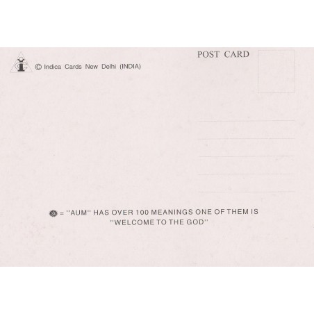 Postcard Om Aum Buddhism Mantra