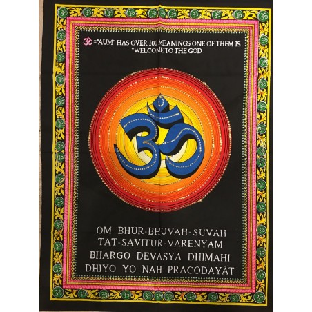 Tenture Om Aum Om Buddhism Image