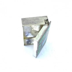 Caja de Plata Emaille Elefante Pilulier