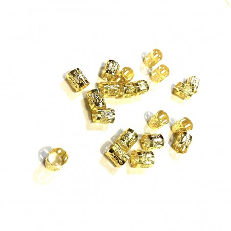 Rings Metal Crush Gold Pearl Hair