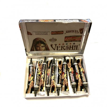 Tatuaje Tubo Henna piel de dibujo negro