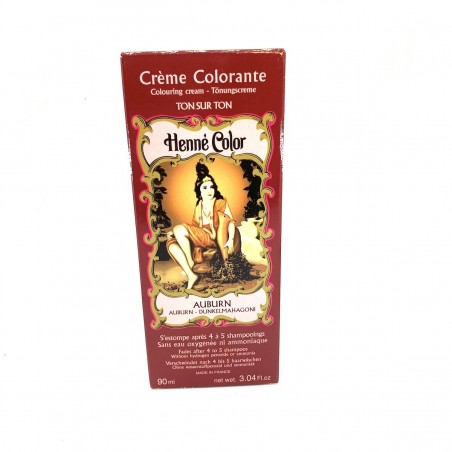 Henna Crème Auburn Färbung Natürliches Haar