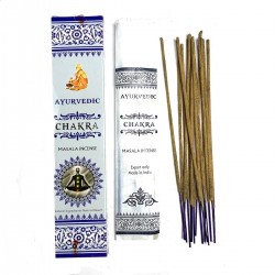 Natürlicher ayurvedischer Masala-Chakra-Energie-Räucherstäbchen.
