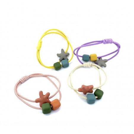 Pulseras Chouchous Estrellas Mar Oceánico