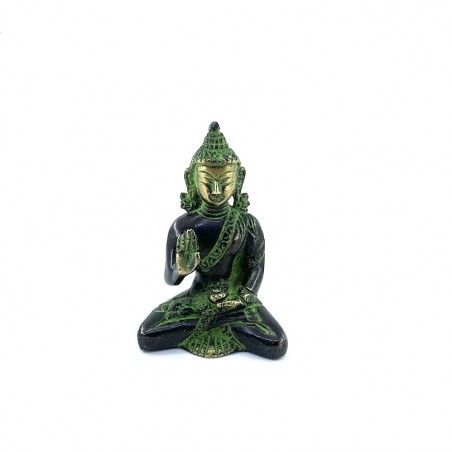 Estatuilla de Buda de Bronce Abhaya Mudr