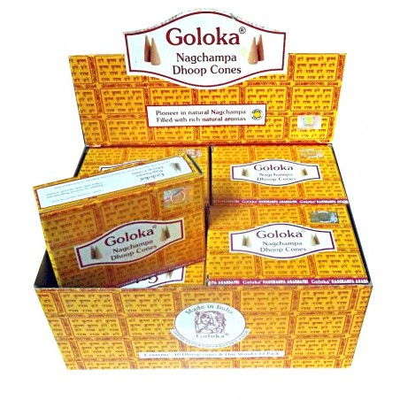 Incienso Conos Goloka Nag Champa Masa Natural Masala