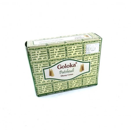Incenso Coni Goloka Nag Champa Masala Patchouli Naturale