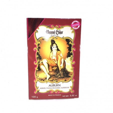 Henna Powder Auburn Colorante Colorante Capelli Naturali Naturali