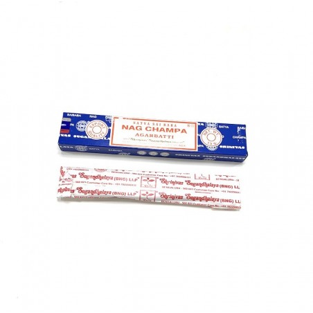 Boite d'encens Nag Champa indien de chez Satya.