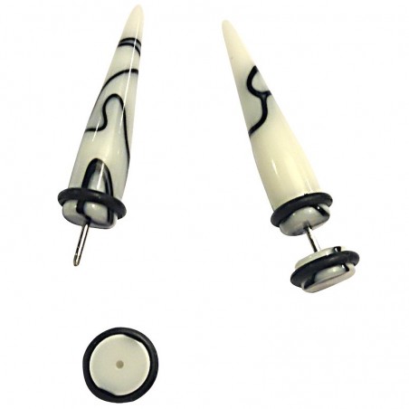 Gefälschte Expander Ohr Piercing Acryl-Halter Schmuck