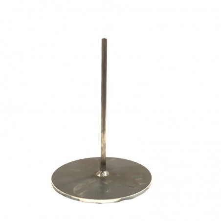 Socle rond en acierS235 pour sculpture ou statue.