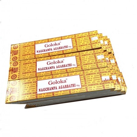 Encens Goloka Nag Champa Agarbathi Inde Relaxation Méditation