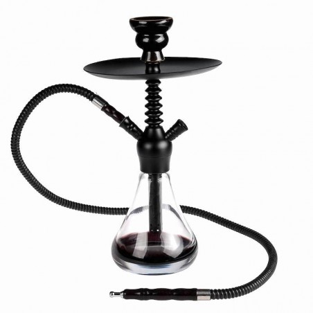 Chicha Sonora nero in vetro e alluminio