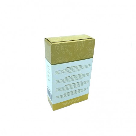 Box of neutral henna for hair.
