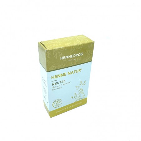 Henné Neutre Poudre Soin Naturel Plantes Cheveux.