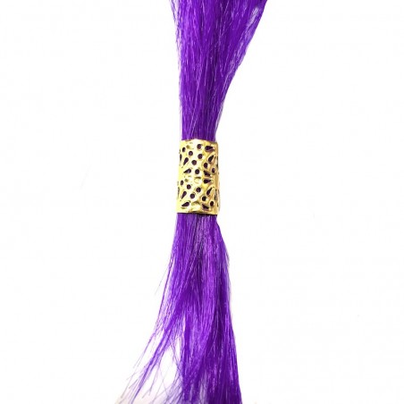 Bagues metalliques à ecraser sur les cheveux pour finir des tresses.