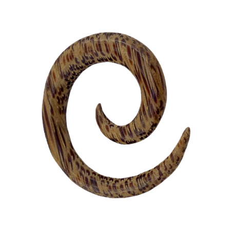 Piercing a spirale in legno di cocco