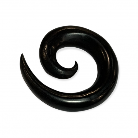 10 mm Piercing Spirale Areng Holz