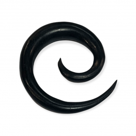 Piercing per orecchino a spirale in legno di Areng