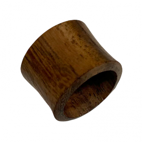 Tunnelpiercing aus Teakholz in 14 mm.