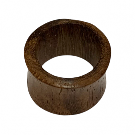 10 mm Piercing tunnel in legno di sawo.