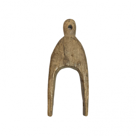 Porta puleggia per telaio africano.