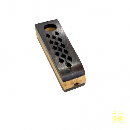 Pipe sipsy indienne en marqueterie.