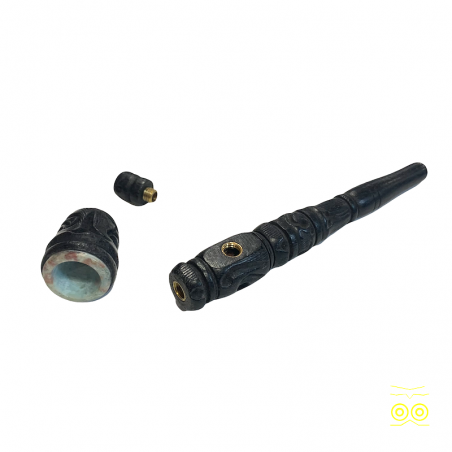 Disassembled multi-position pipe.