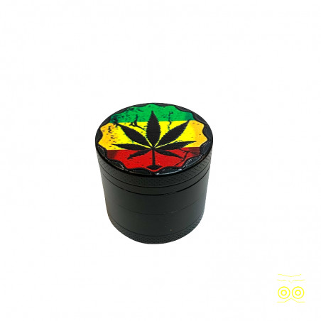 Macinacaffè Rasta in metallo con raccogli polline.