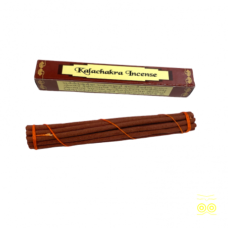 Boite d'encens naturel tibétain kalachakra pour la méditation.