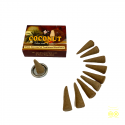 Box of 10 coconut incense cones.