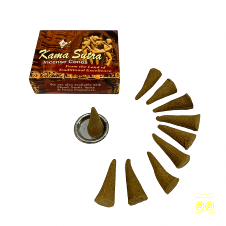 Box of Indian incense in Kama Sutra cones.