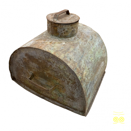 Old Indian milk or tea tank.