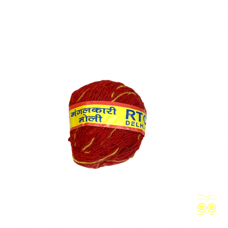Kalawa or mauri, thread of hindu spirituality.