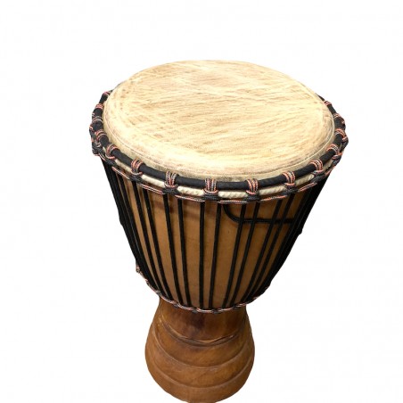 Djembe africano a percussione professionale con pelle di capra.