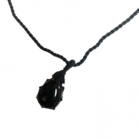 Pendentif en Pierre Onyx Energie Bienfait Collier.
