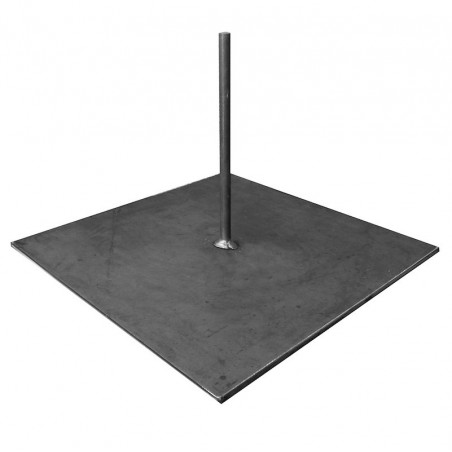 35 cm steel base for statue or high and heavy piece.