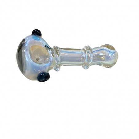 Pipe en verre soufflé artisanale.