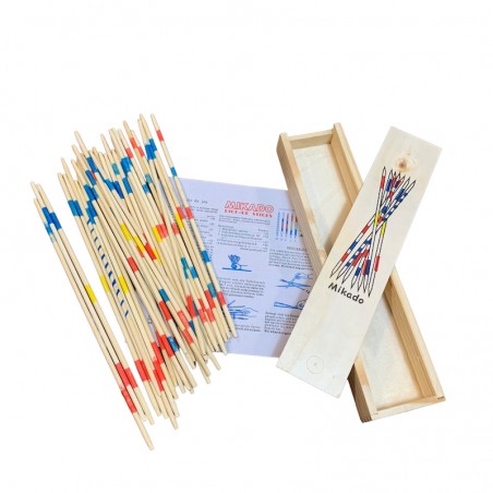 Wooden Mikado game.