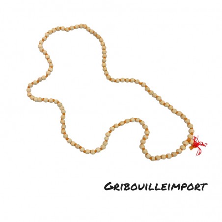 Mala-Halskette aus heiligem Tulsi-Holz.